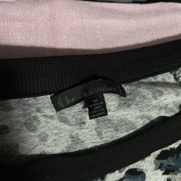 Lucca Couture Animal Print Sweater Size Medium - Picture 2 of 4